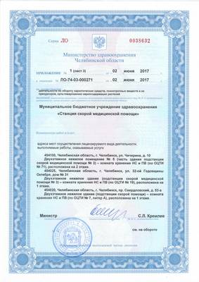 Приложение 1 лист 3- 1 сторона